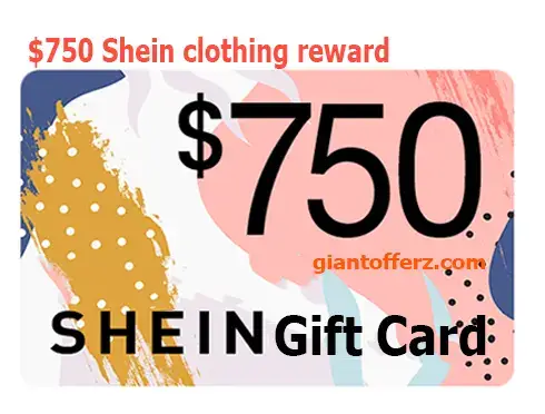 Shein Clothing Reward