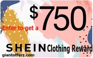 Get a $750 Shein Clothing Reward