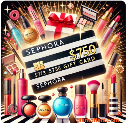 Get a $750 Sephora Gift Card Balance