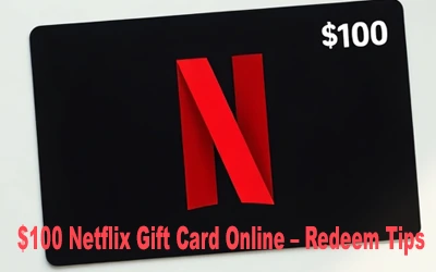$100 Netflix gift card online