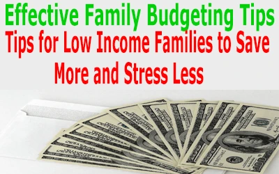 Low Income Families to Save